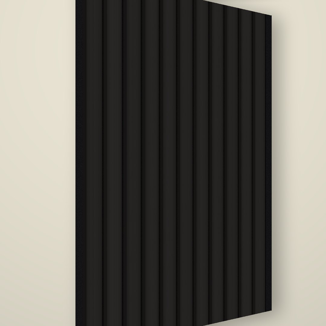 Ridgeline Fluted Sheet — Black