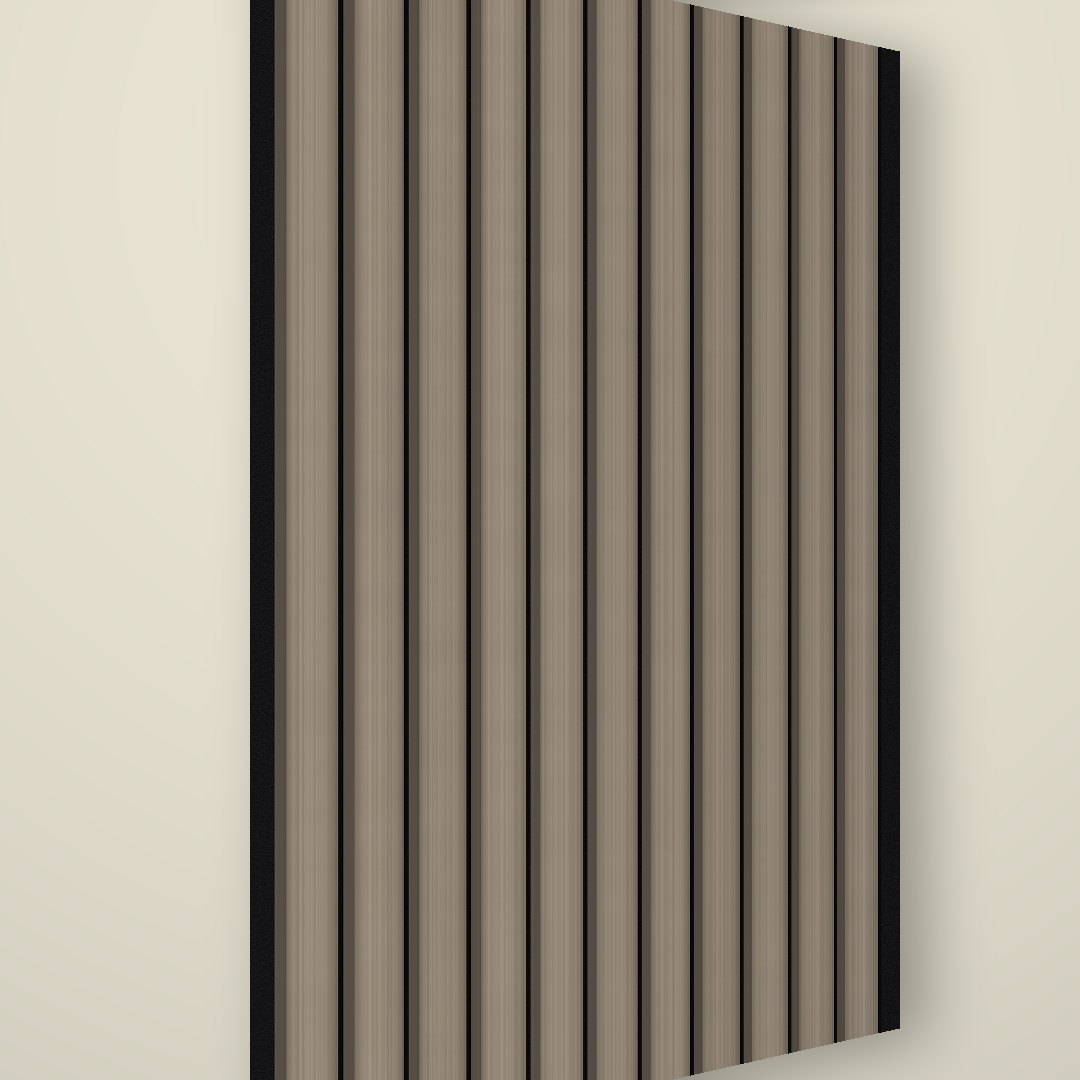 Ridgeline Fluted Sheet — Gray Oak