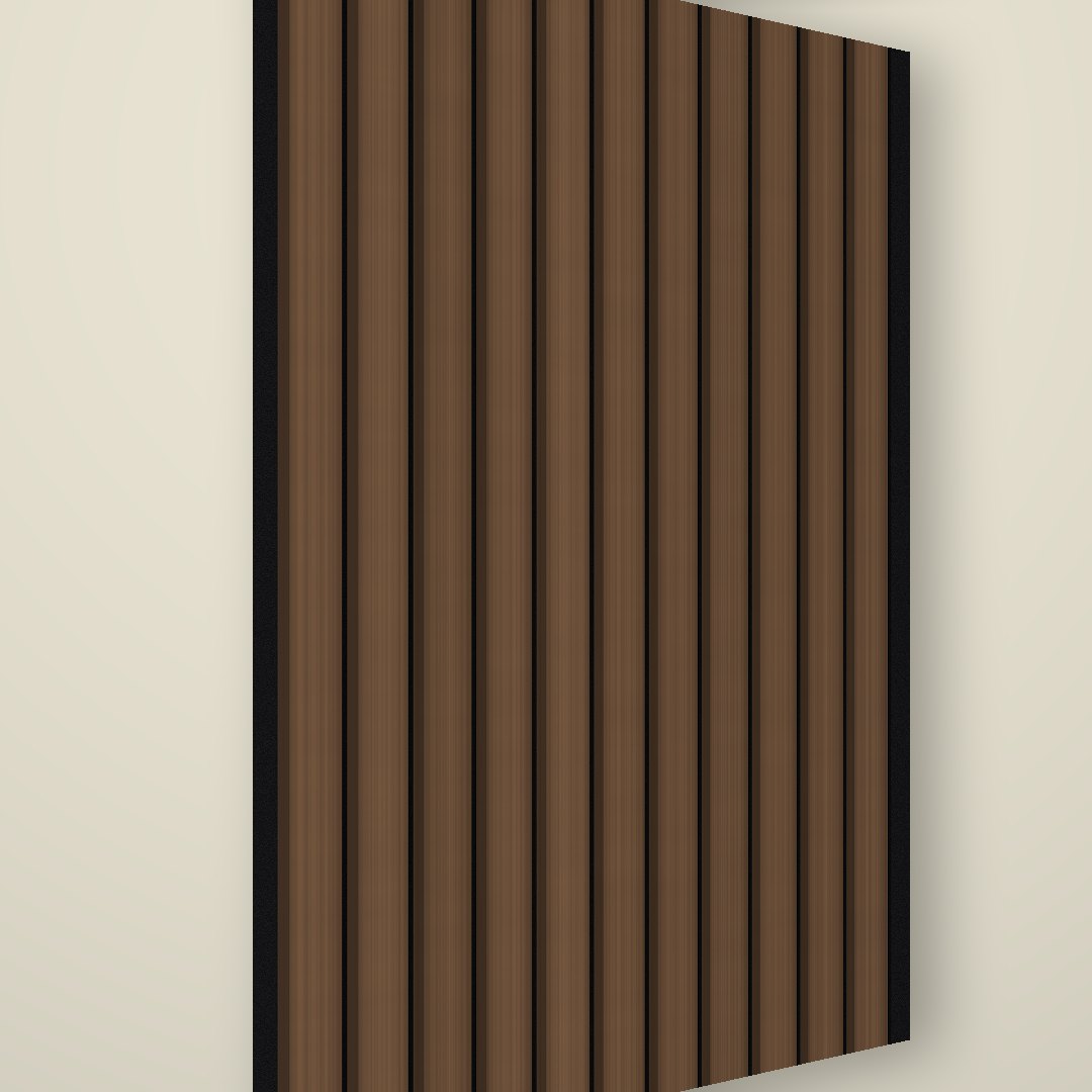 Ridgeline Fluted Sheet — Smoked Oak