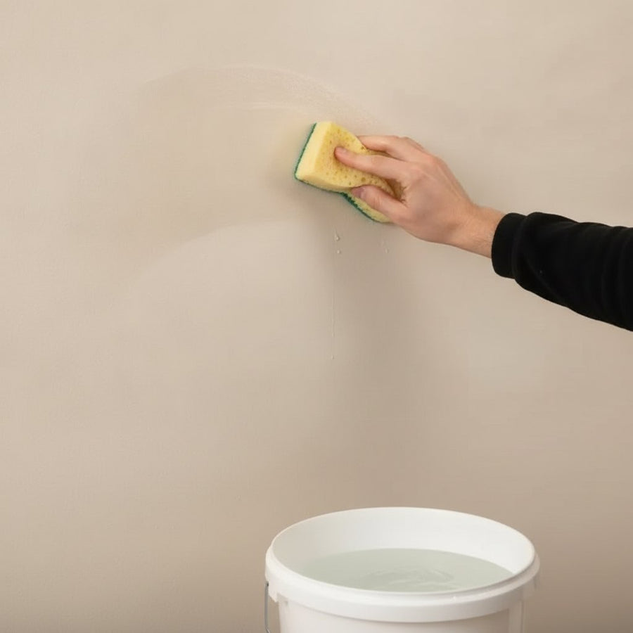 Wash the wall